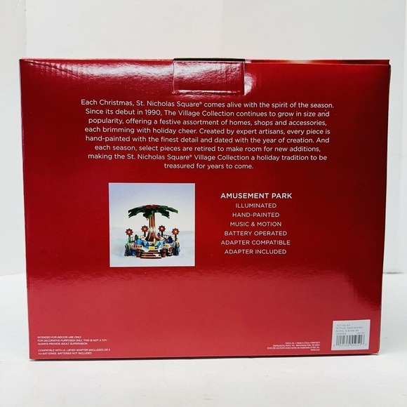 St Nicholas Square‎ Village Amusement Park Christmas Illuminated Music/Motion - Picture 4 of 5